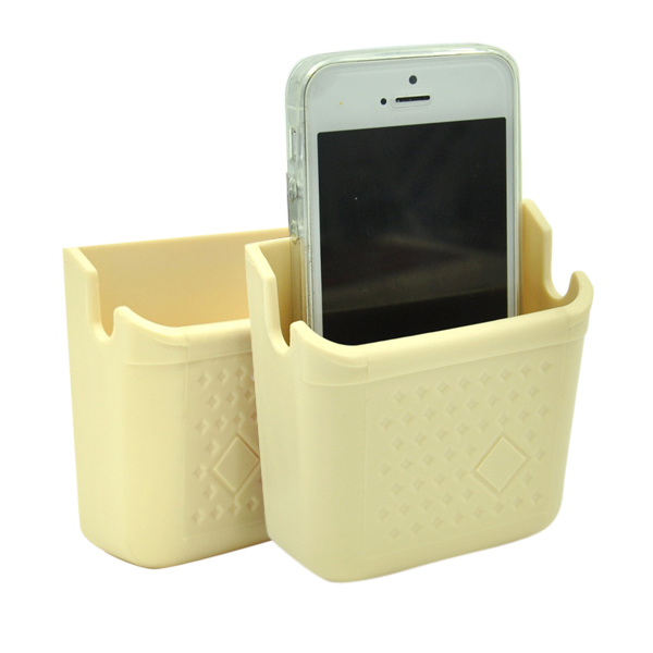 Mini-Cream-colored-Car-Phone-Storage-Box-Paste-Type-Car-Phone-Carrying-Box-Phone-Holder-1002117
