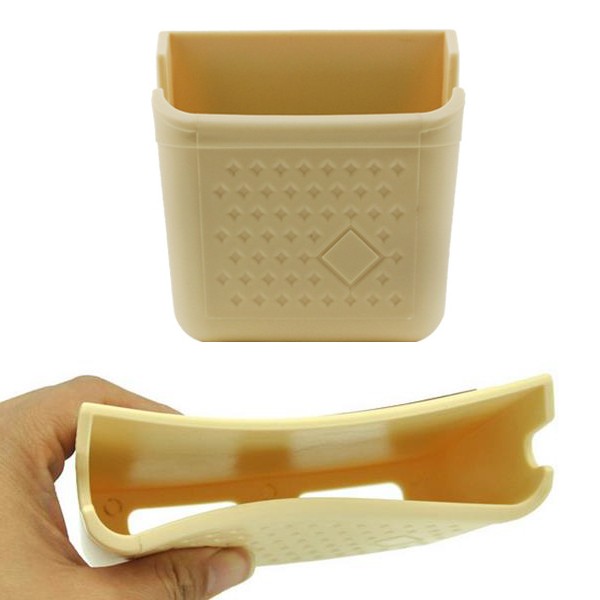 Mini-Cream-colored-Car-Phone-Storage-Box-Paste-Type-Car-Phone-Carrying-Box-Phone-Holder-1002117