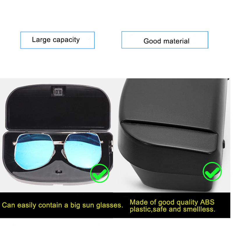Muiti-functional-ABS-Magnetic-Car-Sunshade-Board-Sunglasses-Case-Visor-Glasses-Box-Card-Slot-1276318