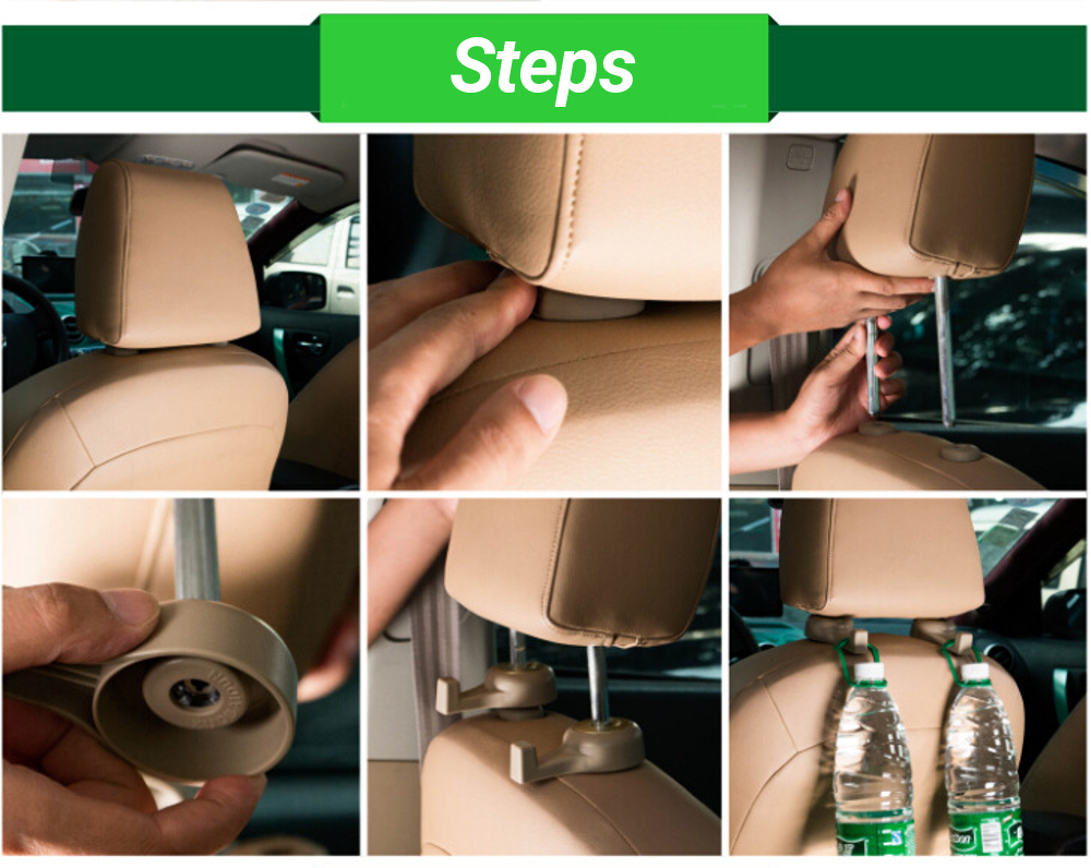 Pair-ABS-Car-Seat-Back-Headrest-Hook-Storage-Hanger-Multifuctional-Holder-Organizer-Universal-1373586