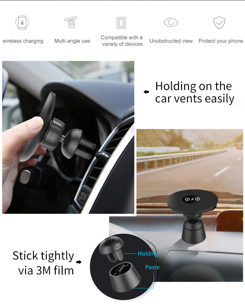 QI-10W-Nano-Magnetic-Car-Wireless-Fast-Charger-Air-Vent-Phone-Holder-Bracket-for-iPhone-XS-1377386