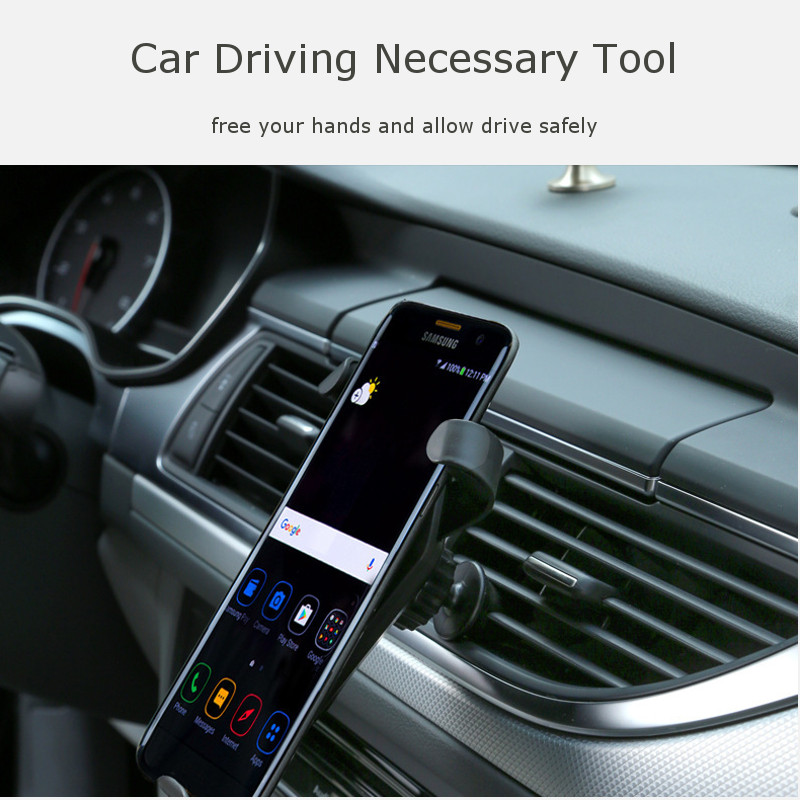 QI-Wireless-Fast-Charger-Car-Air-Vent-Phone-Holder-Gravity-Auto-Lock-for-iPhone8-XSamsum-S9-1258120