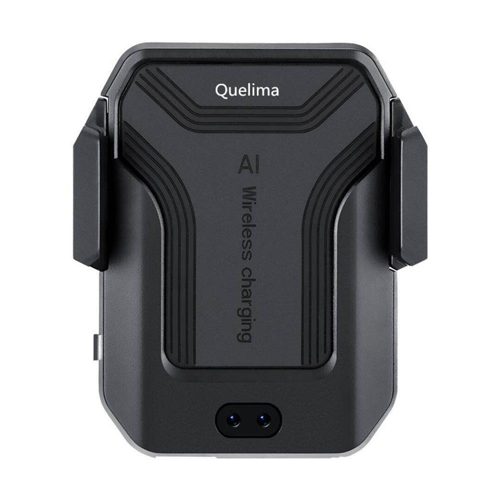 QI Infrared Sensor Car Wireless Fast Charger Phone Holder 360° Rotatable Dashboard Bracket for iPhone XS XR X