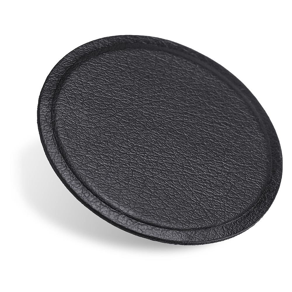 Round-Metal-Plate-PU-Leather-Surface-Iron-Sheet-Black-4PCS-for-Magnetic-Car-Phone-Holder-1424568