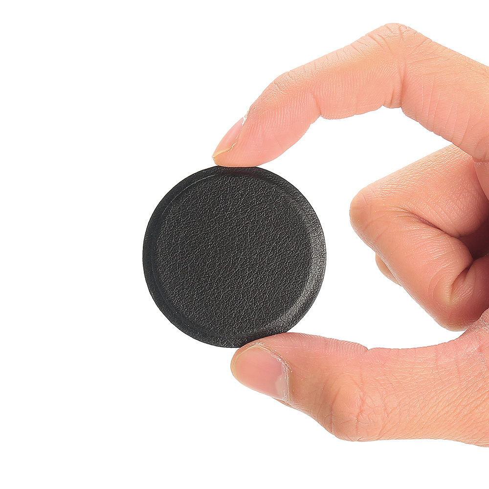 Round-Metal-Plate-PU-Leather-Surface-Iron-Sheet-Black-4PCS-for-Magnetic-Car-Phone-Holder-1424568