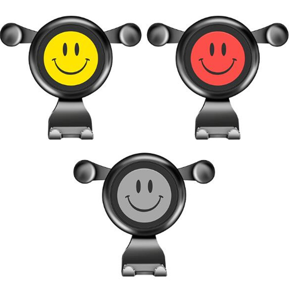 Smile-Face-Car-Gravity-Air-Vent-Phone-Holder-ABS-360deg-Rotatable-Bracket-Stand-for-iPhone-XS-1404361
