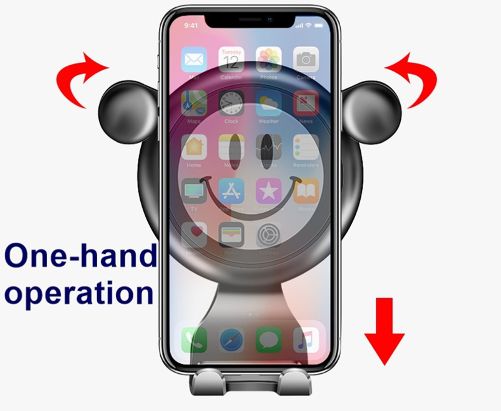 Smile-Face-Car-Gravity-Air-Vent-Phone-Holder-ABS-360deg-Rotatable-Bracket-Stand-for-iPhone-XS-1404361