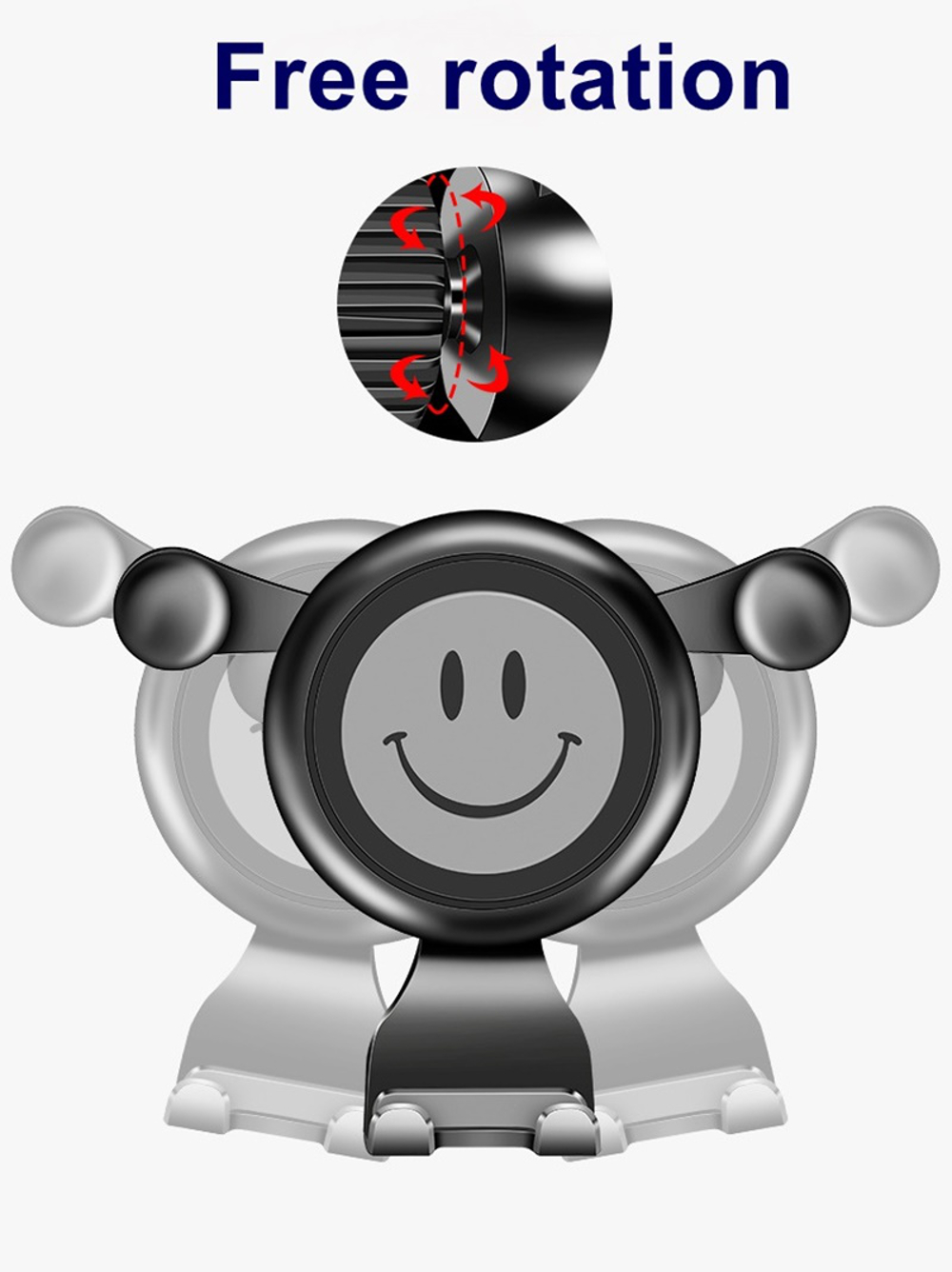 Smile-Face-Car-Gravity-Air-Vent-Phone-Holder-ABS-360deg-Rotatable-Bracket-Stand-for-iPhone-XS-1404361