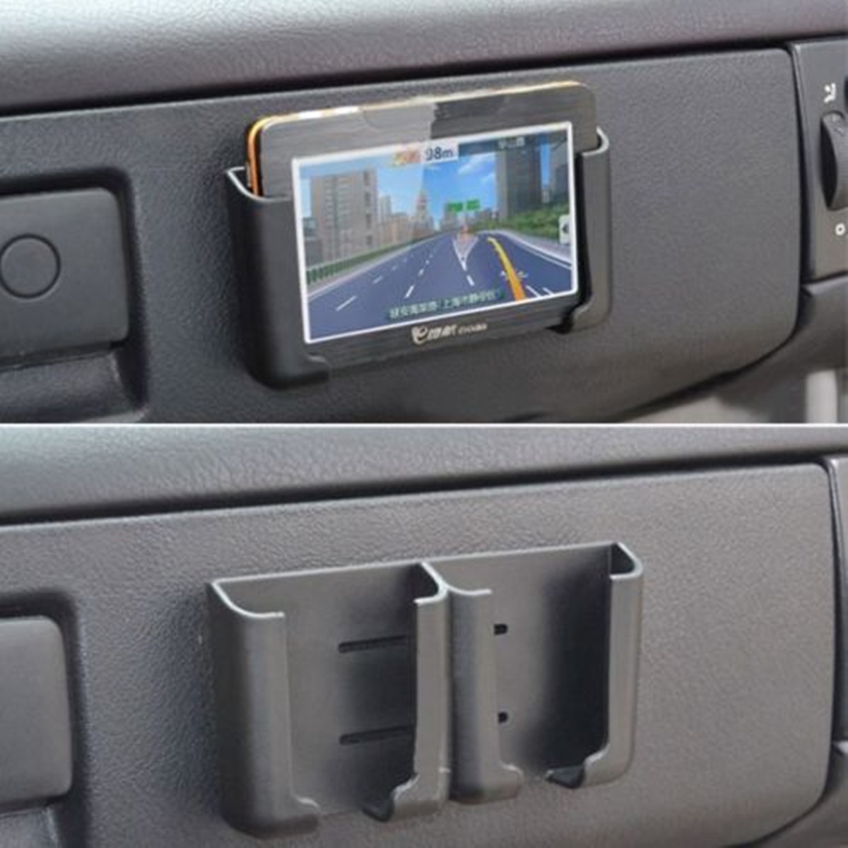 Universal-Car-Auto-Adjustable-Cell-Phone-GPS-ID-Card-Holder-Bracket-959178