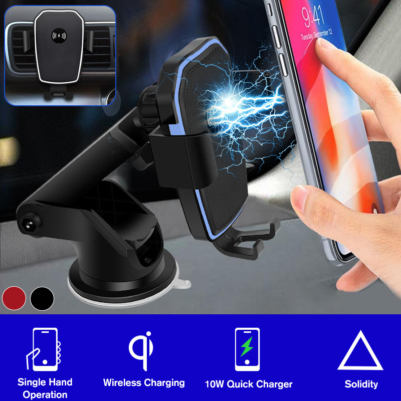 WIS-10W-2-in-1-Qi-Wireless-Fast-Charging-Car-Charger-Mount-Phone-Holder-Air-Outlet-Bracket-1614479
