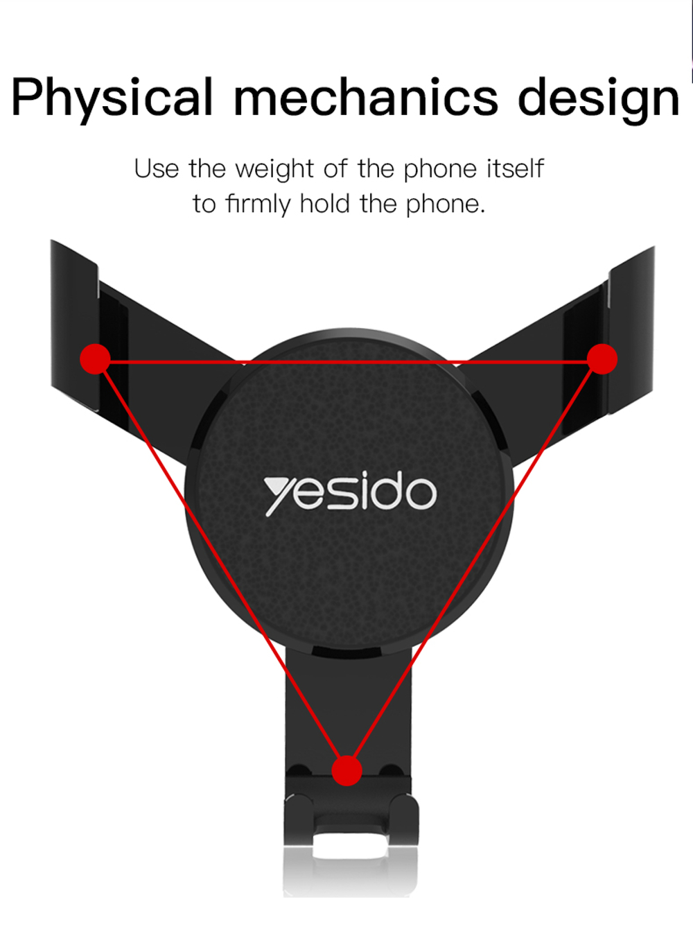yesido-Gravity-Sensor-Car-Air-Vent-Phone-Holder-Aluminum-Alloy-Mount-Stand-for-iPhone-XS-for-1383004