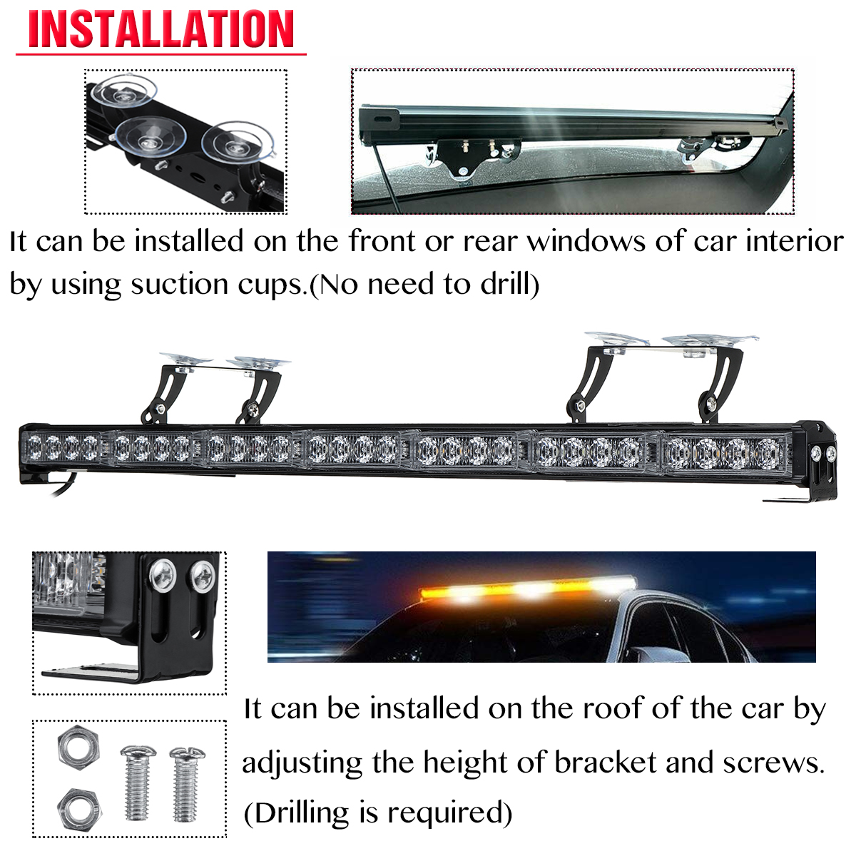 31quot-28-LED-Car-Roof-Windshield-Emergency-Hazard-Warning-Flash-Strobe-Lights-Bar-with-Suction-Cup--1656269