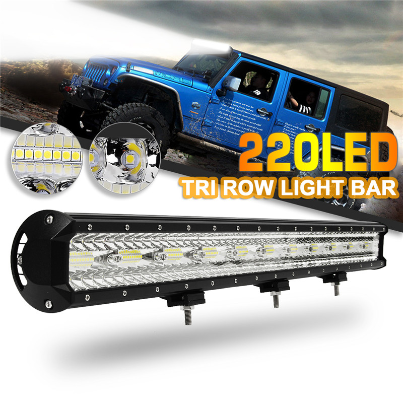 32Inch-220LED-660W-6000K-Car-Off-Road-LED-Light-Bars-Flood-Spot-Combo-Lamp-DC-10-30V-1307406