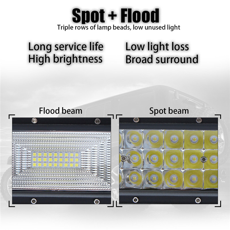 42Inch-Tri-row-594W-LED-Work-Light-Bars-Flood-Spot-Combo-Beam-White-for-Jeep-Truck-Off-Road-1406068