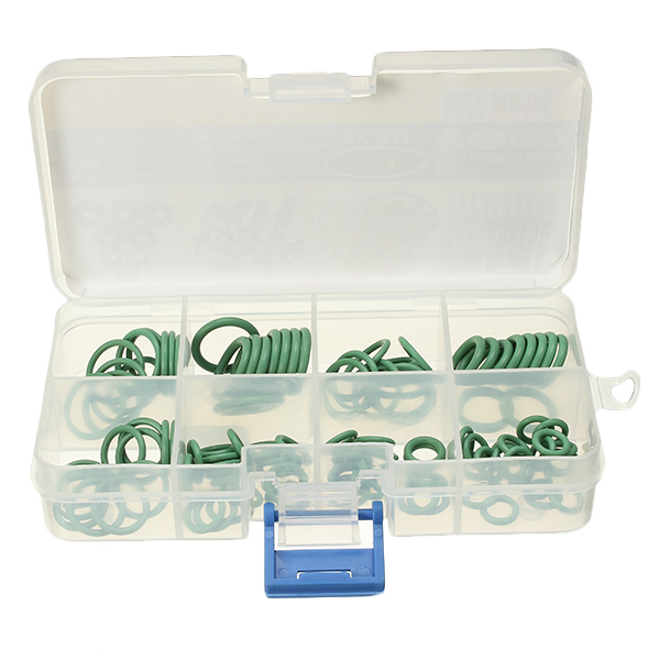 105-Pcs-8-Size-HNBR-Green-Car-Air-Condition-O-Rings-Seal-Seal-Ring-Gaskets-Repair-Tool-Kit-Box-1076409