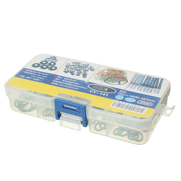 105-Pcs-8-Size-HNBR-Green-Car-Air-Condition-O-Rings-Seal-Seal-Ring-Gaskets-Repair-Tool-Kit-Box-1076409
