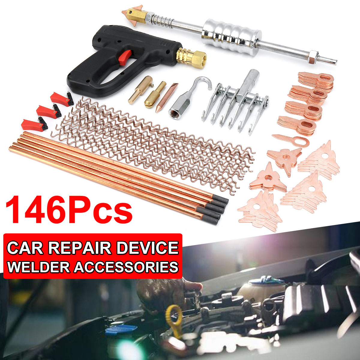 146Pcs-Dent-Puller-Kit-Car-Body-Dent-Spot-Repair-Device-Welder-Stud-Hammer-1551517
