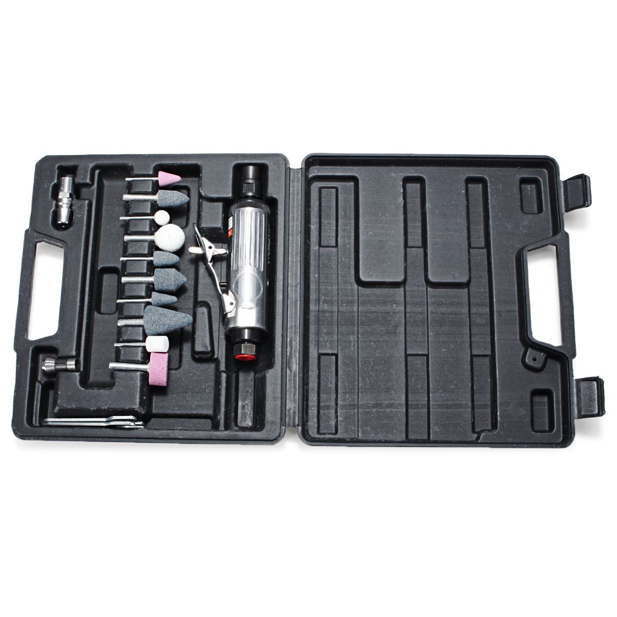 16Pcs-14-Inch-Car-Air-Compressor-90psi-Grinder-Rotary-Tool-Kit-With-Stones--Case-1159882