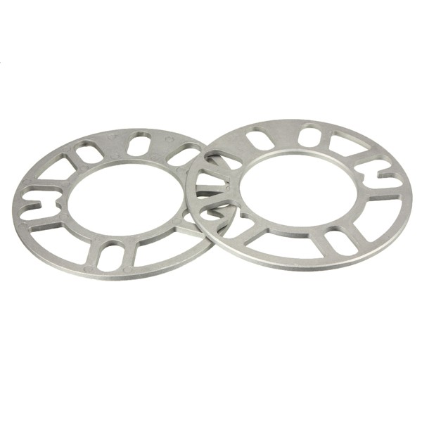 2pcs-Universal-5mm-Alloy-Aluminum-Wheel-Spacers-Shims-Plate-4-5-Stud-Fit-1003466