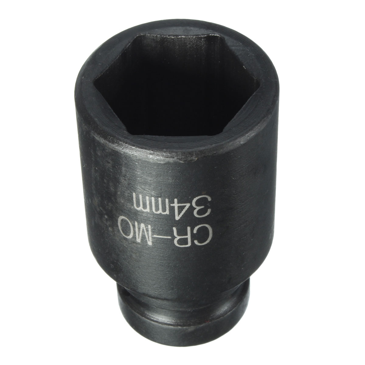 34mm-Black-Hex-6-Point-12-Inch-Drive-Deep-Spindle-Axle-Nut-Socket-Chrome-Steel-1063847