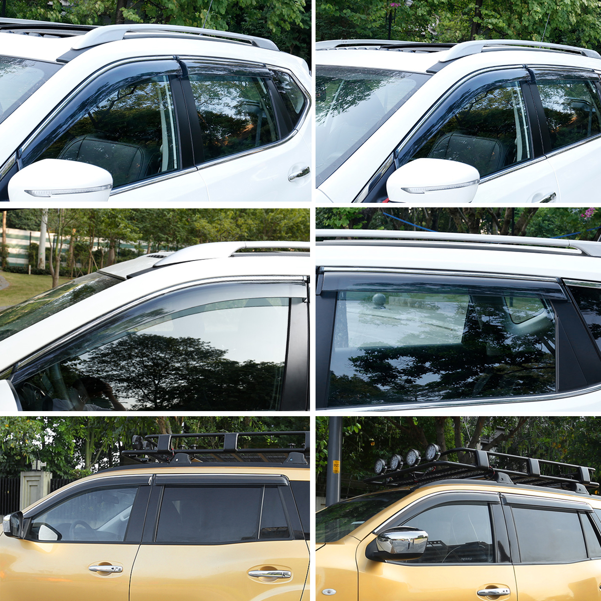 4pcs-Car-Vent-Window-Sun-Visor-Shade-Rain-Deflector-Guards-For-Nissan-Rogue-2014-2018-1410883