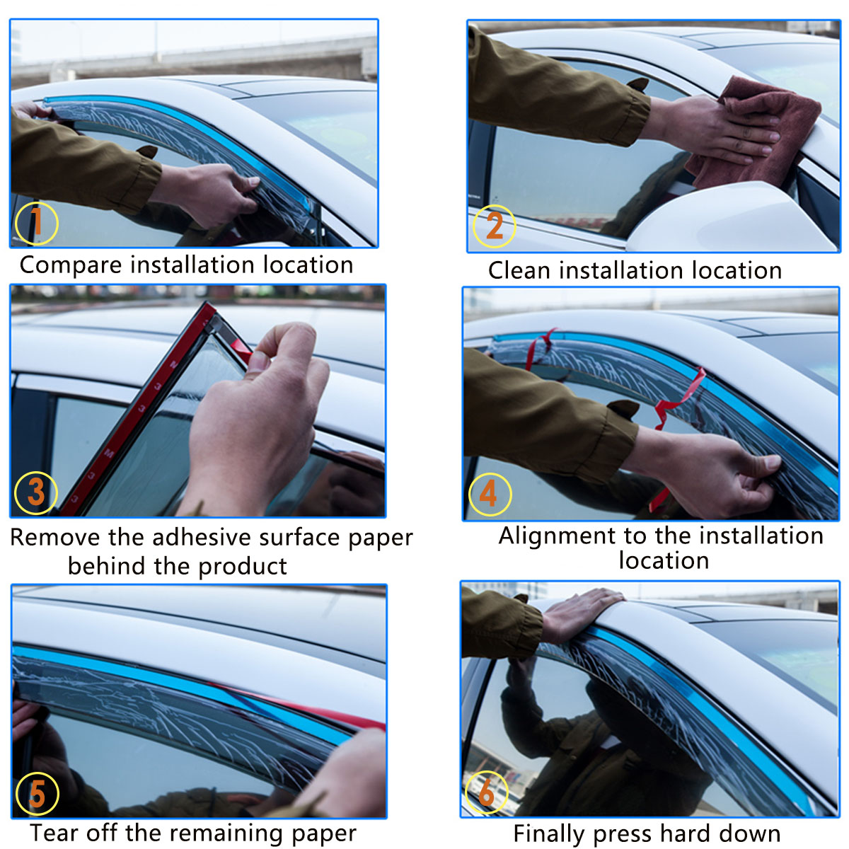 4pcs-Car-Vent-Window-Sun-Visor-Shade-Rain-Deflector-Guards-For-Nissan-Rogue-2014-2018-1410883