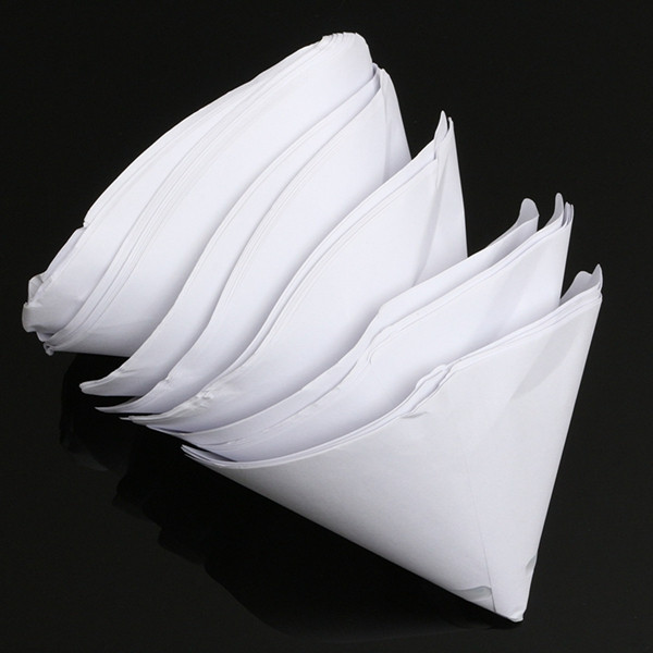 50pcs-190-Mesh-Paper-Paint-Strainer-Nylon-Full-Flow-Conical-Cone-Filter-Funnel-1104557