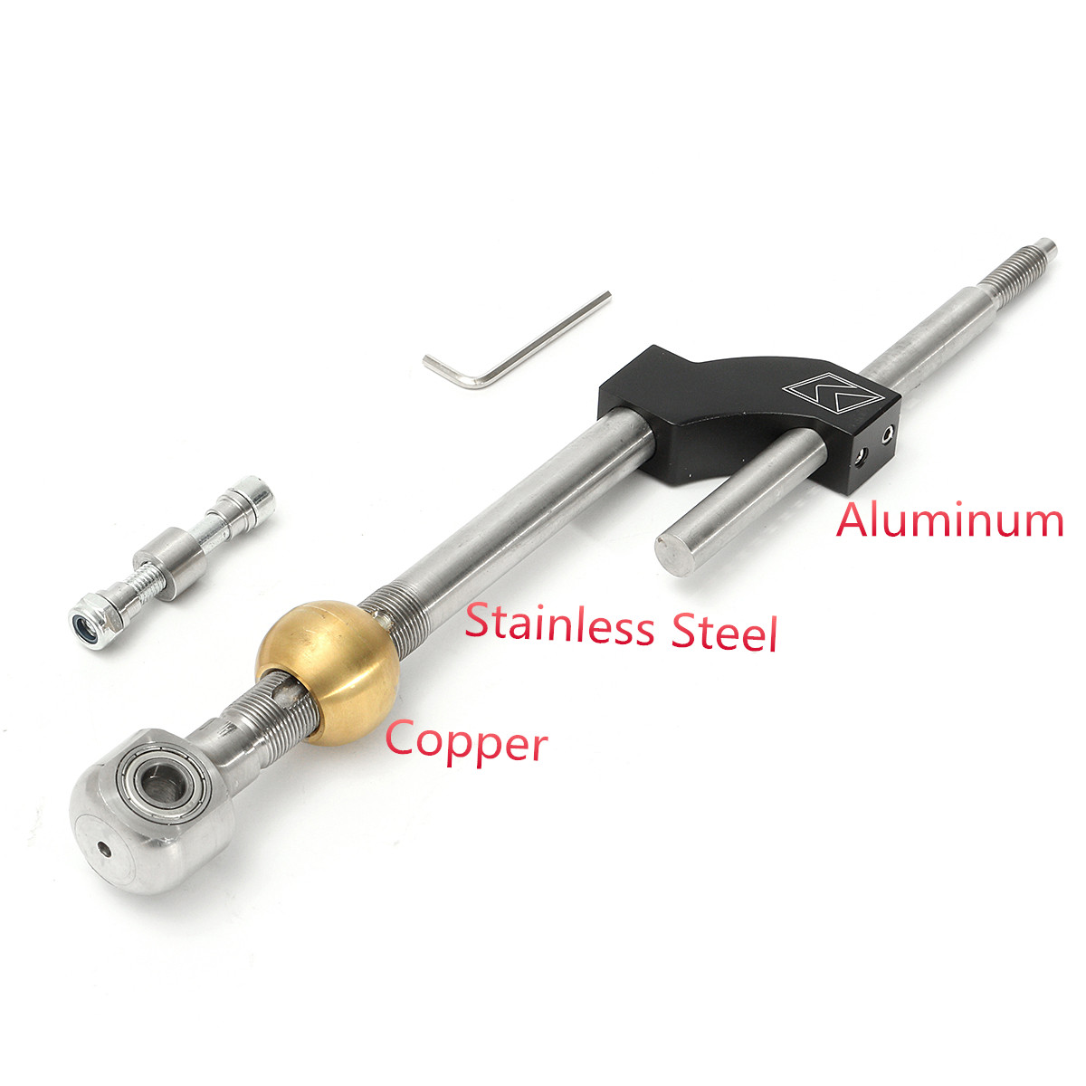 Adjustable-100mm-Height-Dual-Bend-Stainless-Steel-Short-Shifter-For-Honda-Civic-1127692