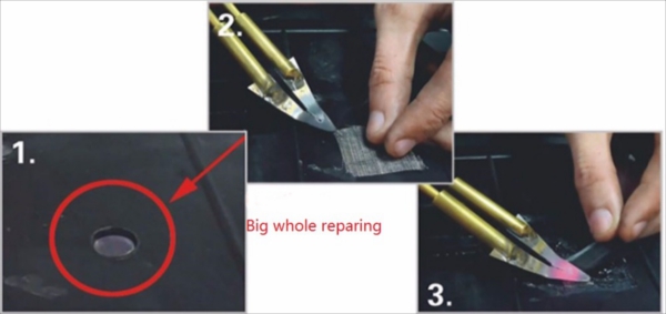 Car-Bumper-Fender-Fairing-Plastic-Repair-Kit-Repair-Gun-Head-Spatula-Triangular-Spatula-1187681