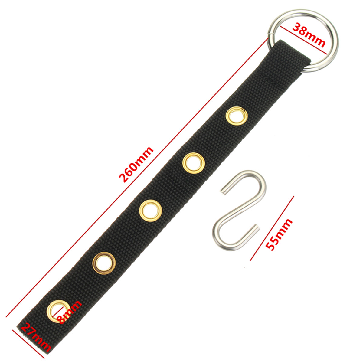 Car-Nylon-Strap-S-Hook-Auto-Body-Paintless-Dent-Repair-Hail-Removal-PDR-Kit-Tool-1272170