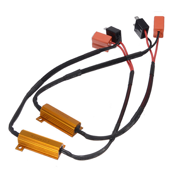 H7-50W-60R-LED-Decode-Error-Canceller-Car-Fog-Light-Singal-Load-Resistor-Canbus-1067389