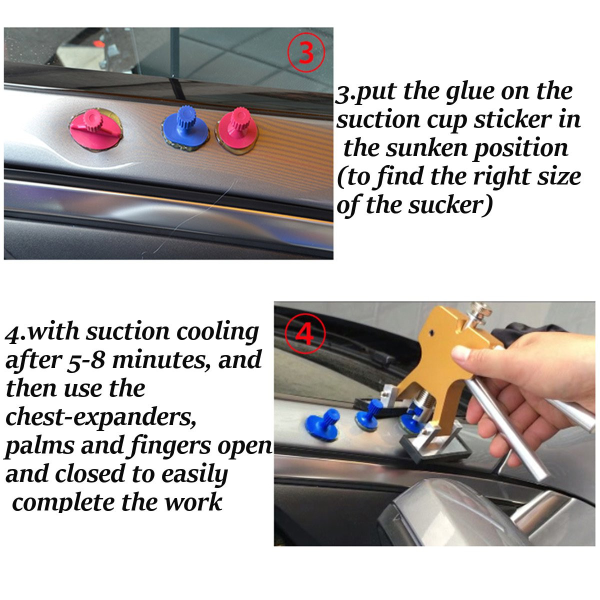 PDR-Slide-Hammer-Puller-Lifter-Paintless-Dent-Repair-Tabs-Hail-Removal-Tools-Kit-1376412