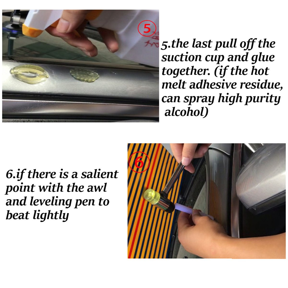 PDR-Slide-Hammer-Puller-Lifter-Paintless-Dent-Repair-Tabs-Hail-Removal-Tools-Kit-1376412