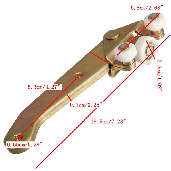 UK-Passager-Side-Left-Lower-Sliding-Door-Bottom-Roller-Guide-for-VW-T4Transporter-1012510