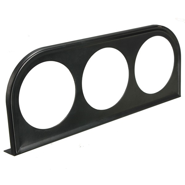 Universal-Black-Metal-3-Hole-Triple-Gauge-Meter-Pod-Holder-Vehicle-mounted-Stent-1004917