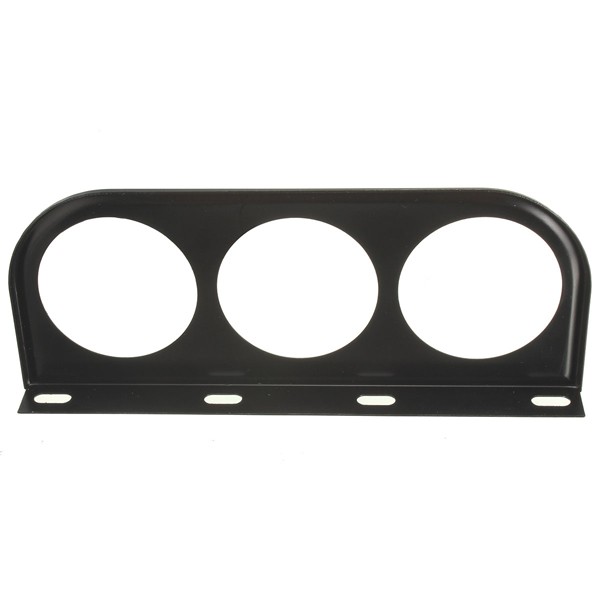 Universal-Black-Metal-3-Hole-Triple-Gauge-Meter-Pod-Holder-Vehicle-mounted-Stent-1004917