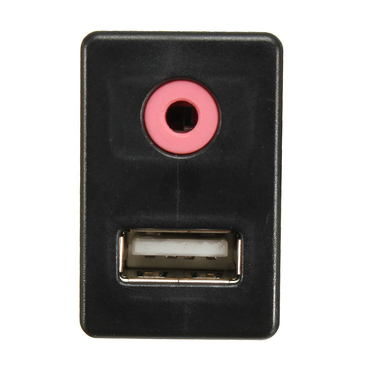 Universal-Car-Audio-35mm-3-RCA-AUX-USB-Male-Dash-Flush-Mount-Adapter-1014664