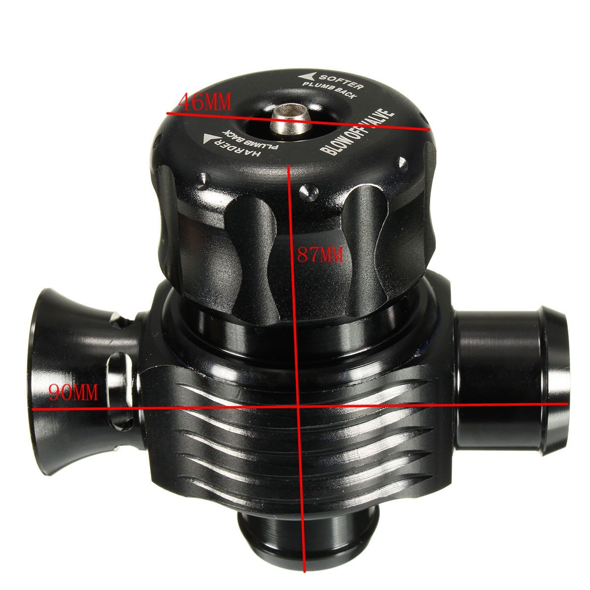 Universal-Dual-Port-Splitter-Blow-Off-Bov-Dump-Valve-FORD-AUDI-VW-GOLF-MK4-25MM-1043479