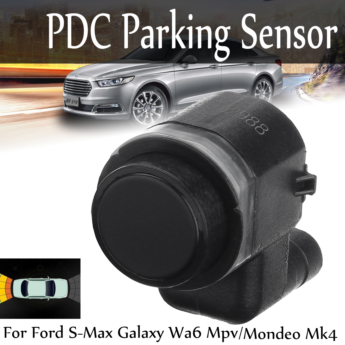 PDC-Parking-Sensor-Front-Outer-And-Rear-for-Ford-S-Max-Galaxy-Wa6-Mpv-Mondeo-Mk4-1284049