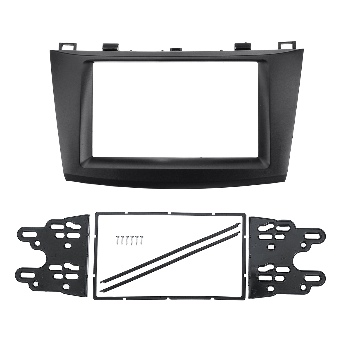 Car-Stereo-Frame-Bracket-Facia-Trim-Double-DIN-Car-For-Mazda-3-BL-1474102
