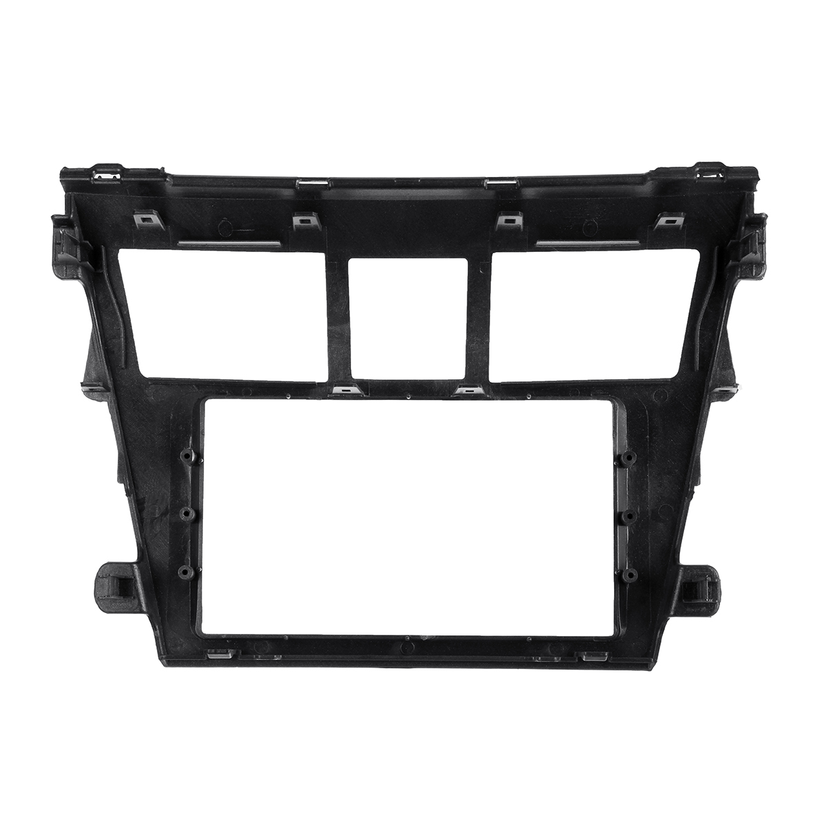 Car-Stereo-Panel-Fascia-2-Din-Silver-Frame-For-Toyota-Vios-Yaris-Sedan-Belta-1477603