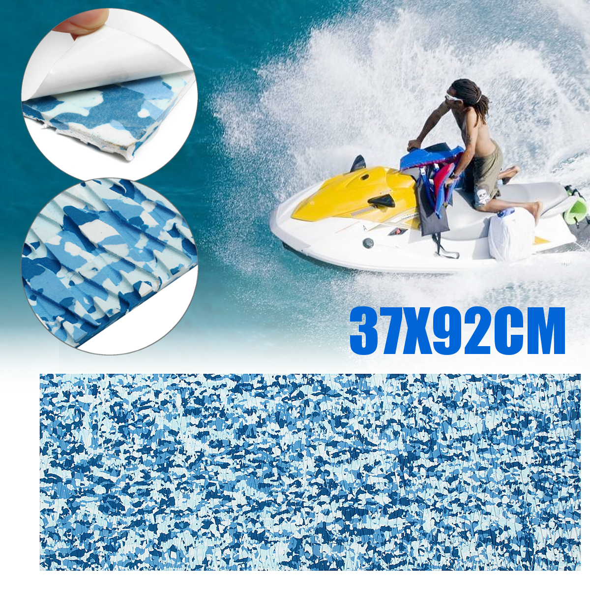 Water-Scooter-Non-skid-Marine-Flooring-Synthetic-EVA-Foam-Sheet-Blue-Camo-5mm-1409245