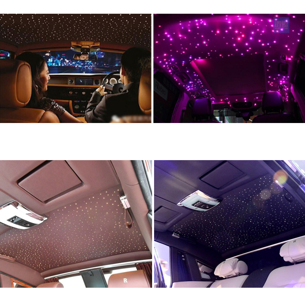 DC12V-6W-150Pcs-RGB-LED-Fiber-Optics-Star-Ceiling-Light-Engine-Kit-Car-Power-Adapter-1358268