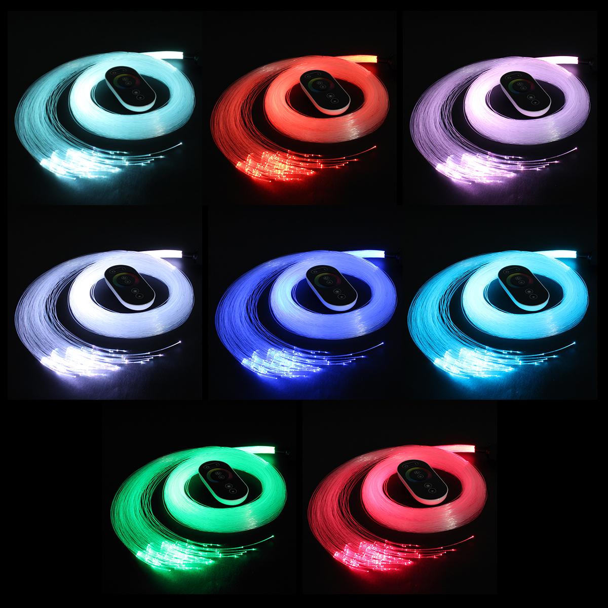 DC12V-6W-150Pcs-RGB-LED-Fiber-Optics-Star-Ceiling-Light-Engine-Kit-Car-Power-Adapter-1358268