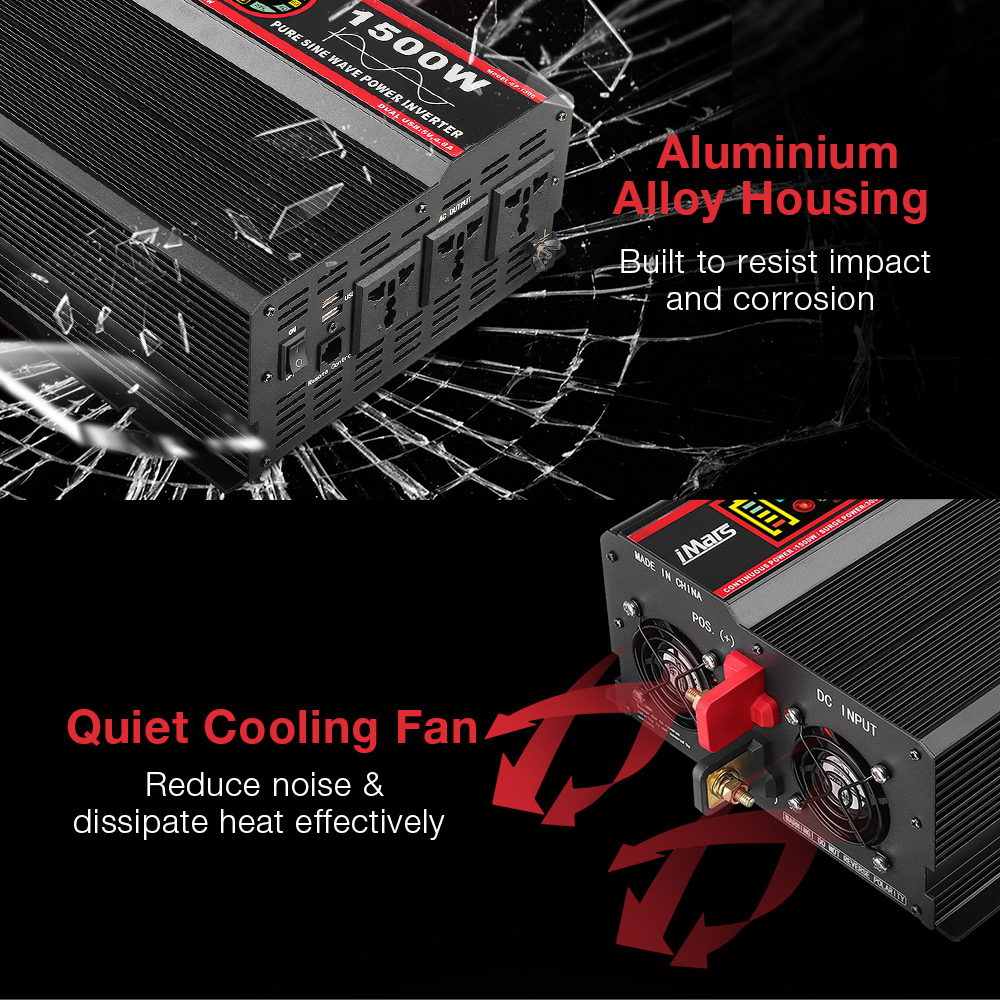 iMars-12V-1500W-Car-Power-Inverter-Intelligent-Screen-Pure-Sine-Wave-For-220V-EP1500W-Converter-With-1650994