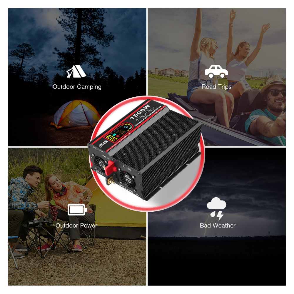 iMars-12V-1500W-Car-Power-Inverter-Intelligent-Screen-Pure-Sine-Wave-For-220V-EP1500W-Converter-With-1650994