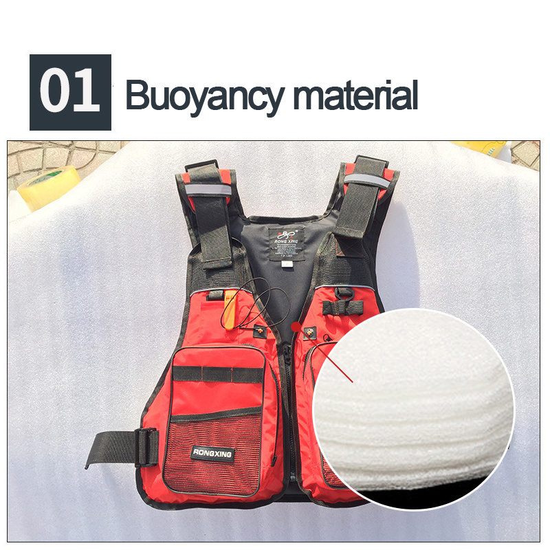 Fishing-Swimming-Boating-Drifting-Kayaking-Adult-Life-Jacket-Adjustable-Safety-1782975