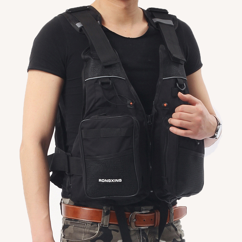 Fishing-Swimming-Boating-Drifting-Kayaking-Adult-Life-Jacket-Adjustable-Safety-1782975