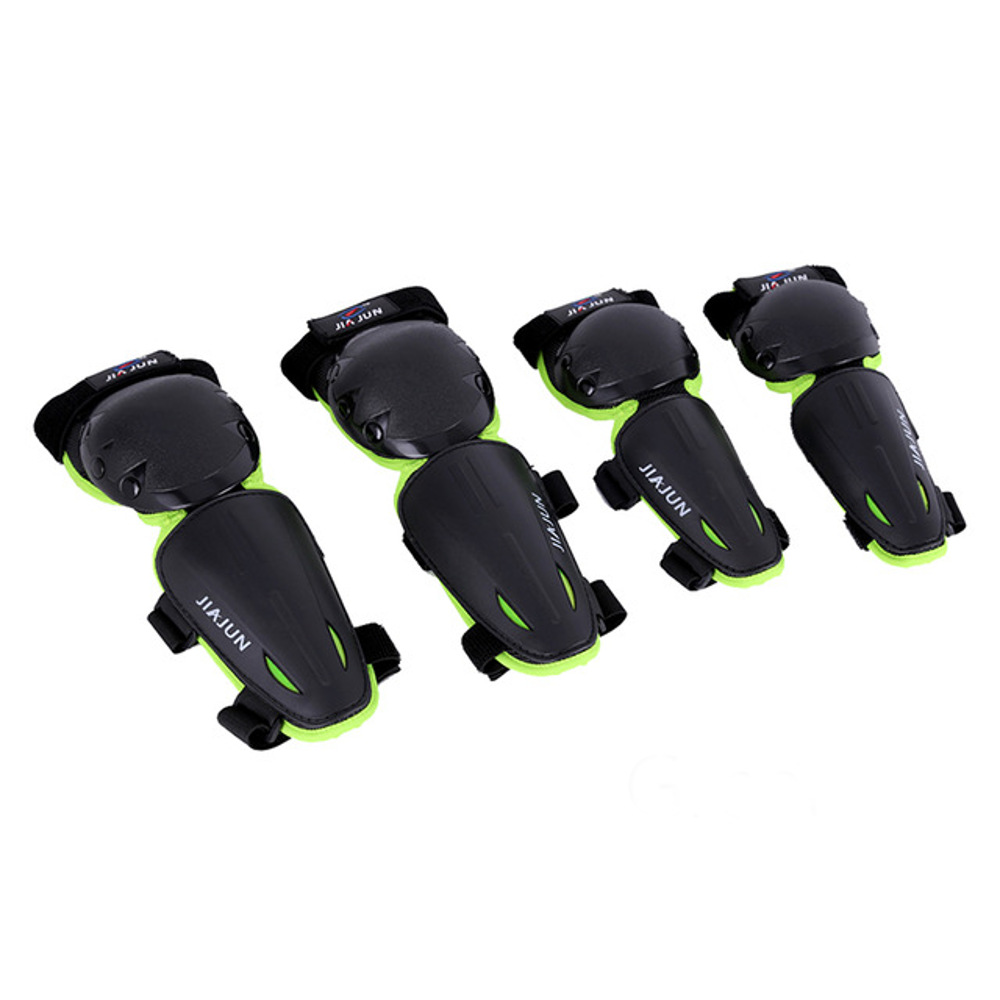 JIAJUN-4-Pieces-Armor-Kids-Knee-Pad-Elbow-Guard-Motorbike-Racing-Stainless-Steel-Riding-Protective-1624412