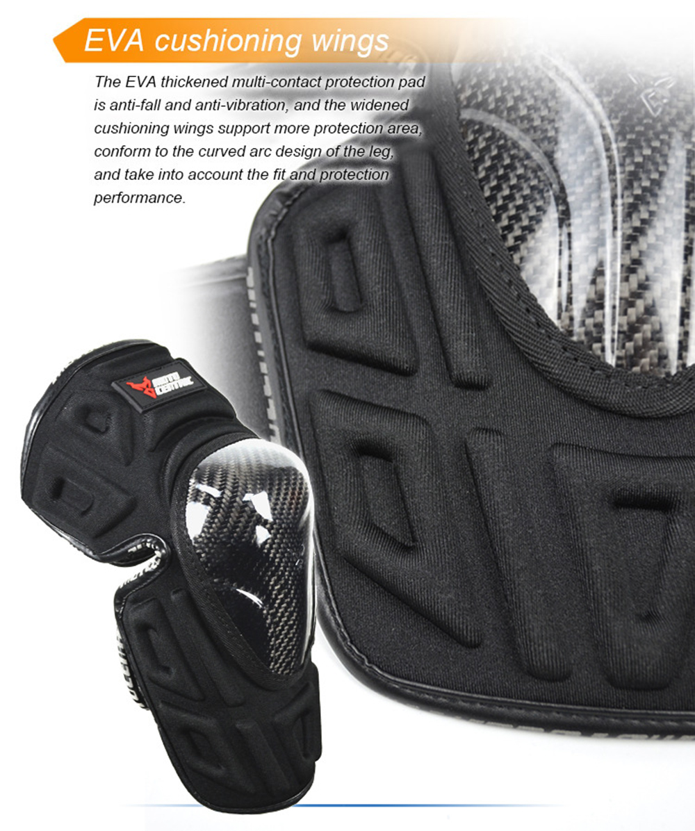 MOTOCENTRIC-4PCS-Motorcycle-Elbow-Pads-Carbon-Fiber-Hard-Shell-Motocross--Racing-Elbow-and-Knee-Pads-1815115